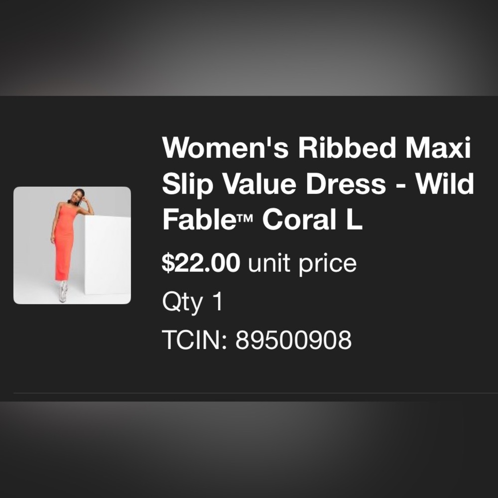 ISO WILD FABLE Maxi Value Slip Dress